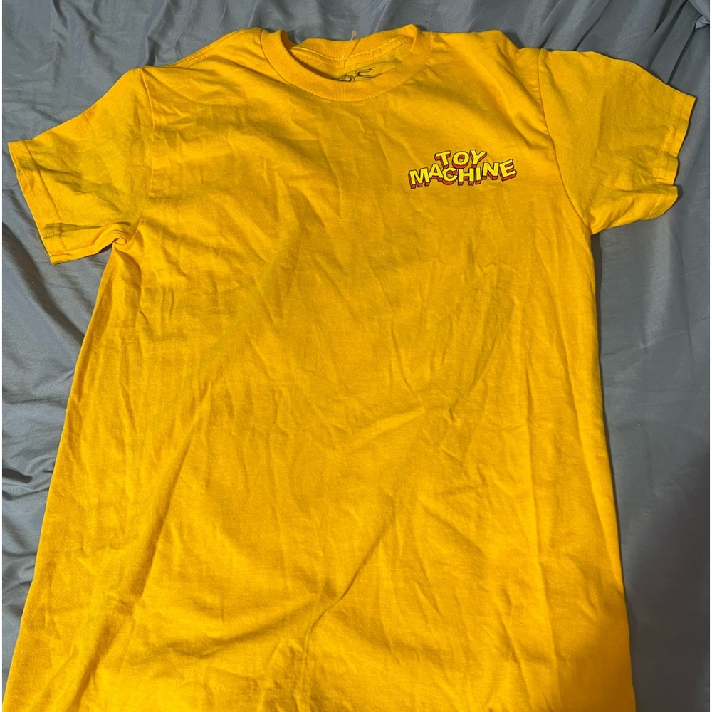 Pacsun yellow toy machine graphic T-shirt